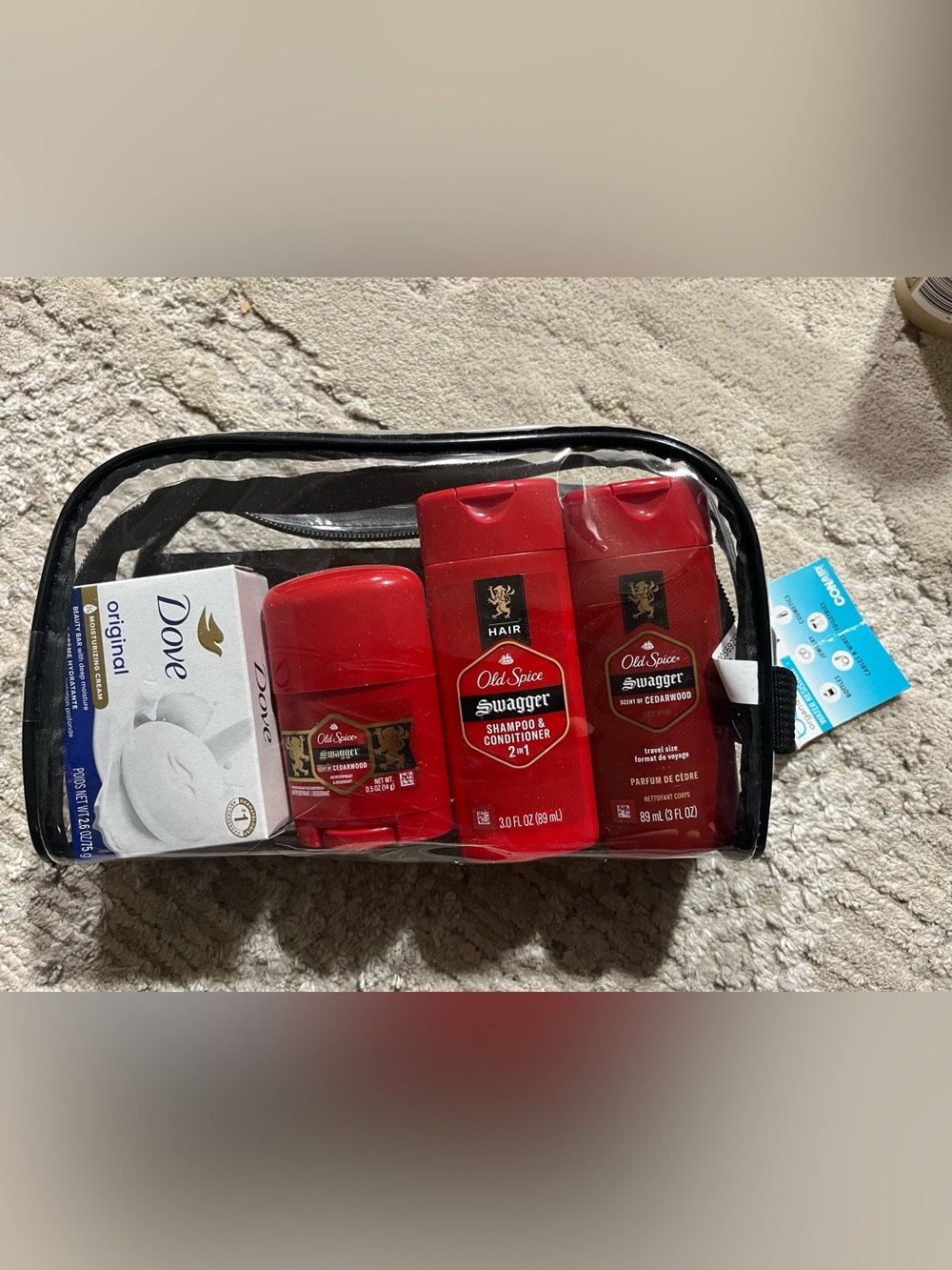 Old Spice Swagger Travel Grooming Set - Red